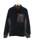 モンベル Montbell フリースジャケット ブルゾン ロゴ刺繍 XL 紺 ネイビー /JS ■GY61