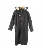 ミズノ MIZUNO ベンチコート M 黒 ブラック フード付き 長袖 ボア裏地 /AO4 ■GY58