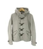 ハイダウェイ ニコル HIDEAWAYS ダッフルコート 46 グレー フード付き トグルボタン 長袖 /AO5 ■GY58