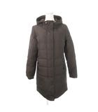  ジュネママン JEUNE MAMAN ダウンコート M 茶 ブラウン フード付き キルティング 長袖 /AH27 ■GY58