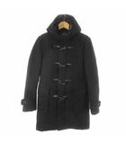 ナノユニバース nano universe ダッフルコート S 黒 ブラック フード付き トグルボタン 長袖 NUC04DW382NS /CK4 ■GY58