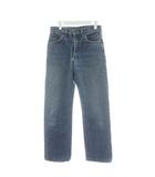 リー LEE ジーンズ 31 ブルー 無地 ストレートレッグ 色落ち加工 /PP ■GY58