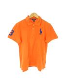 ポロ ラルフローレン POLO RALPH LAUREN 半袖ポロシャツ XL(18-20) オレンジ ビッグポニー ロゴ刺繍 /AO5 ■GY60