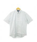 ラルフローレン RALPH LAUREN GOLF TILDEN 半袖シャツ M 青 ブルー チェック柄 ボタンダウンカラー /MN14 ■GY60