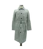 ジョセフ JOSEPH ステンカラーコート スプリングコート ロング丈 38 M グレー ベルト付き /HO47 ■GY58