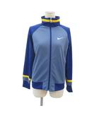 ナイキ NIKE スポーツウエア ジャケット ジャージ ミドル丈 スタンドカラー ジップアップ L 青 ブルー /SY6 ■GY59