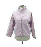 ニューバランス NEW BALANCE フリースジャケット ミドル丈 M ピンク スタンドカラー /HO44 ■GY59