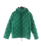 デュベティカ DUVETICA CALLISTO ダウンジャケット 長袖 フード ジップアップ ロゴ 46 緑 グリーン /MQ
