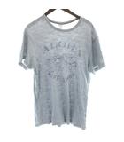 チャンピオン CHAMPION トッドスナイダー プリントTシャツ カットソー 半袖 ライトブルー /KW ■GY57