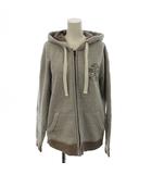 トミーヒルフィガー TOMMY HILFIGER パーカー 裏起毛 L グレー 長袖 フード付き ジップアップ /LP ■GY60