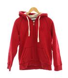 トミーヒルフィガー TOMMY HILFIGER パーカー 裏起毛 L 赤 レッド 長袖 フード付き ジップアップ /LP ■GY60
