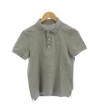 ラコステ LACOSTE ポロシャツ S グレー 半袖 ポロカラー ロゴ刺繍 /LP ■GY60