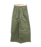 アーバンリサーチ ドアーズ URBAN RESEARCH DOORS ワイド チノパンツ 36 カーキ  タック /NL ■GY60