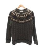 アーバンリサーチ ドアーズ URBAN RESEARCH DOORS ニット セーター 長袖 ノルディック柄 40 グレー /NL ■GY60