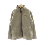 エーグル AIGLE フリースジャケット M ベージュ スタンドカラー 長袖 フルジップ /PP ■GY60