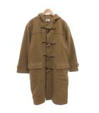 ラコステ LACOSTE ダッフルコート ウール 4 茶 ブラウン フード付き トグルボタン ロング /FF ■GY60