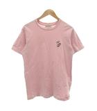 オニツカタイガー Onitsuka Tiger グラフィック ティ GRAPHIC TEE Tシャツ 半袖 クルーネック M ピンク /GV ■GY59