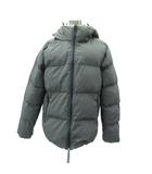 ジーユー GU 中綿ジャケット ミドル丈 XL モスグリーン 無地 フード付き /HO1 ■GY58