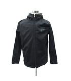 ジャケット パーカー L 黒 ブラック ジップアップ /HO7 ■GY58