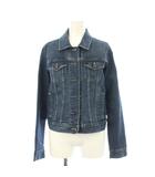 バナナリパブリック BANANA REPUBLIC デニムジャケット Gジャン S 青 ブルー /LP ■GY58