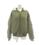 アースミュージック&エコロジー EARTH MUSIC & ECOLOGY ブルゾン F カーキ 無地 フード付き 長袖 /PP ■GY59