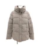 ハニーサックルローズ Honeysuckle Rose ダウンジャケット L ジップアップ グレー /AE ■GY59