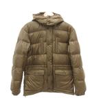 ダウンジャケット コート L 茶 ブラウン フード付き /NL ■GY59