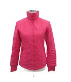 ナイキ NIKE スポーツウェア 中綿ジャケット ナイロン M ビビットピンク スタンドカラー フード付き 2way ジップアップ ミドル丈 /YS8 ■GY58