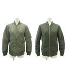 ジャーナルスタンダード レリューム JOURNAL STANDARD relume MA-1 ブルゾンジャケット キルティングジャケット リバーシブル S カーキ ジップアップ ミドル丈 /YS46 ■GY58