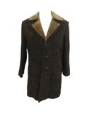  ミスターバートン Mr.VARTON ムートンコート ロング丈 M 茶 ブラウン /SM4 ■GY58