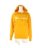 チャンピオン CHAMPION パーカー S 山吹色 オレンジ 長袖 フード付き ロゴプリント /CK40 ■GY58