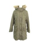 アー・ヴェ・ヴェスタンダード ミッシェルクラン a.v.v standard 中綿モッズミリタリーコート ボアライナー付き フーディー ラクーンファー M 緑 グリーン /AH4 ■GY58