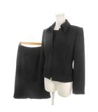  M.E.S-3 modern Elegance Simple ブラックフォーマル スーツ 3点セット 7 黒 ブラック 膝丈スカート /MN7 ■GY58