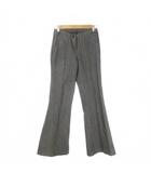 デニムパンツ ジーンズ ベルボトム 38 紺 ネイビー インディゴ フレア センタープレス /CK10 ■GY58