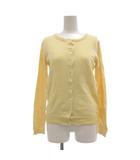 イエナ IENA カーディガン 黄 イエロー 無地 ラウンドネック 長袖 /KB ■GY59
