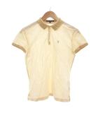 ラルフローレン RALPH LAUREN GOLF 美品 ポロシャツ 半袖 S ベージュ系 /UO ■GY59