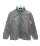 ジャケット ブルゾン M 灰色 グレー 長袖 スタンドカラー フルジップアップ /SJ ■GY58