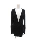 カーディガン ニット 38 黒 ブラック  Vネック 長袖 /NL ■GY60