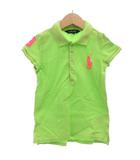 ラルフローレン RALPH LAUREN ポロシャツ 半袖 鹿の子 6 ライトグリーン /GV ■GY60