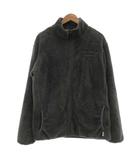 フリースジャケット LL グレー スタンドカラー 長袖 ロゴ刺繍 /SX ■GY60