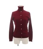 ラルフローレン RALPH LAUREN アンサンブル ニット カーディガン セーター M 長袖 半袖 ウール 赤 レッド /AE ■GY60