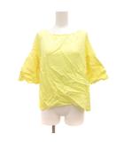 イエナ IENA ブラウス カットソー 半袖 F 黄 イエロー /JS ■GY58