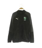 プーマ PUMA U.S. LESQUIN サッカーウエア トレーニングジャケット ジャージ 総柄 切替 US XS ブラック /MY ■OS ■GY58