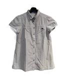 バーバリー ロンドン BURBERRY LONDON シャツ ストライプ 灰 グレー 36 ■GY58