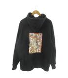 チャンピオン CHAMPION パーカー XL 黒 ブラック スウェット バックプリント ロゴ 長袖 裏起毛 /AO7 ■GY61