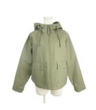 ザラ ZARA ジップパーカー ジャケット オーバーサイズ XS 緑 グリーン /AH16 ■GY61