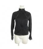 アディダス adidas ジャージ ジャケット S 黒 ブラック 長袖 スタンドカラー ジップアップ /AH35 ■GY61