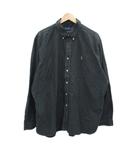 ラルフローレン RALPH LAUREN カジュアルシャツ 大きいサイズ XXL チャコールグレー 長袖 ボタンダウン ロゴ刺繍 /YS28 ■GY61