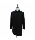  MODULAR ステンカラーコート スプリングコート ロング丈 M 濃紺 ダークネイビー /HO62 ■GY61