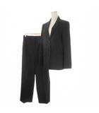 プラステ PLST セットアップ S 黒 ブラック 無地 長袖 ノッチドラペル /CK1 ■GY61